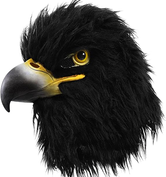 Black Eagle sílikon gríma andlitshöfuð