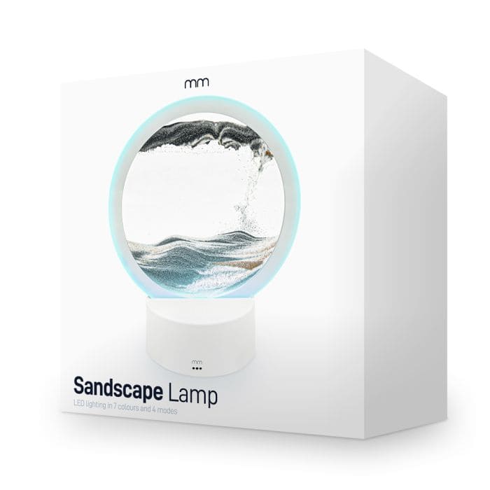 Sandlistalampi - sands of time table lampi- RGB lita LED baklýsingu