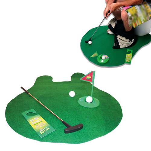 Minigolf fyrir klósettið - wc golf pottavél