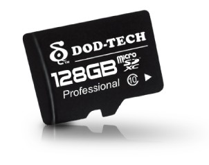 styðja micro SD kort 128 gb - dod ls500w +