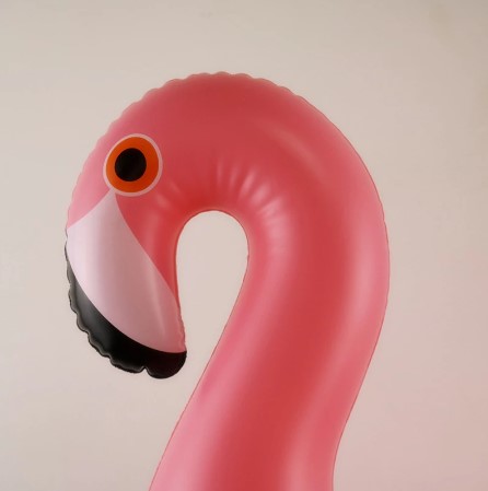 Uppblásanlegur laug fyrir bolla í formi flamingo