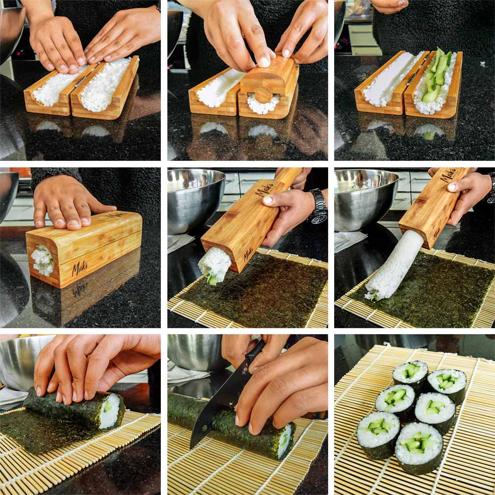 sushi framleiðanda sett - gerð sett eins og gjöf