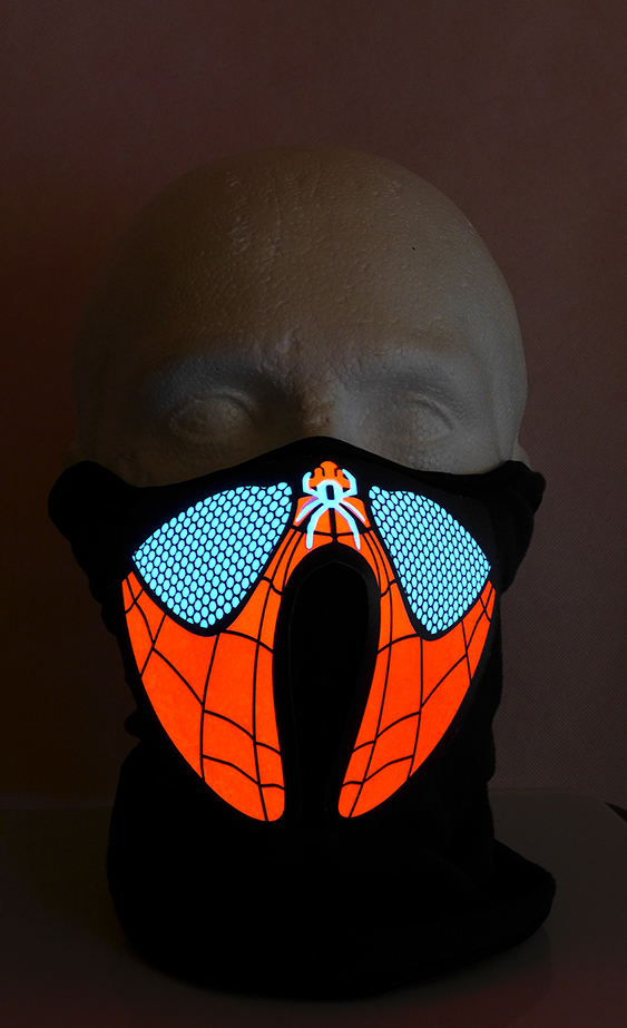 Spiderman leiddi Mask