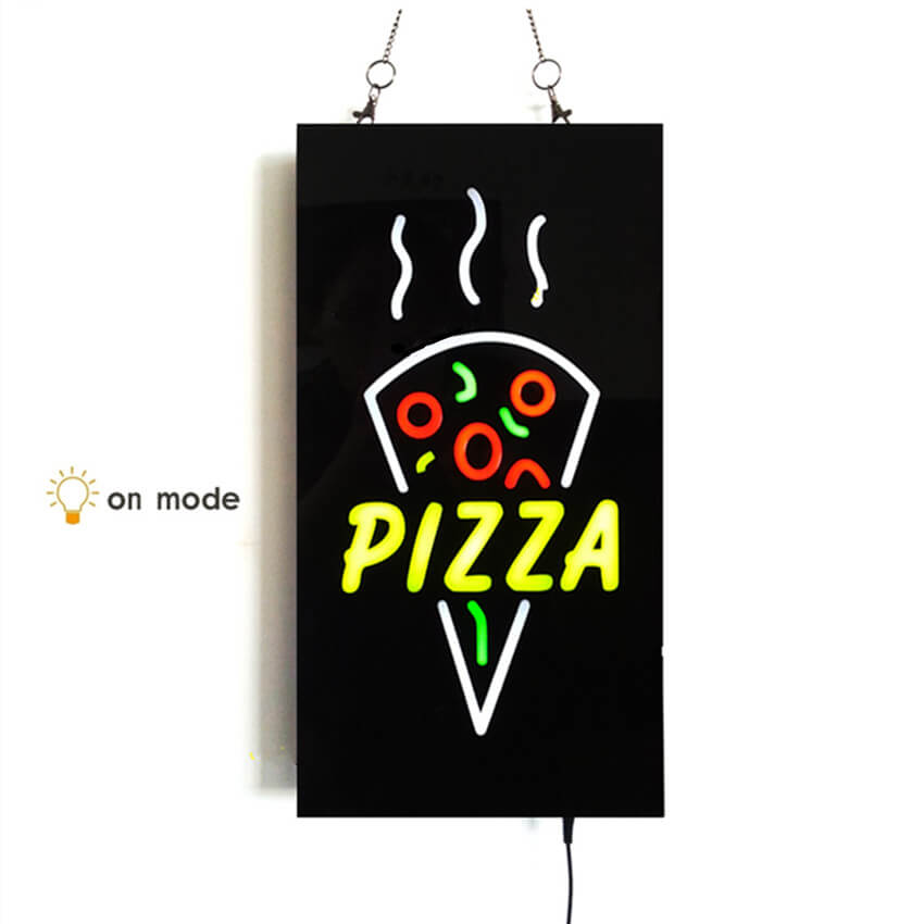 LED pizza spjaldið