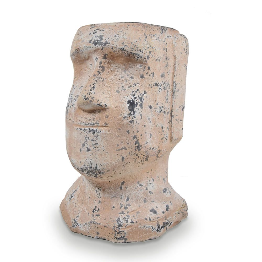 steinn moai blómapottur fyrir plöntur
